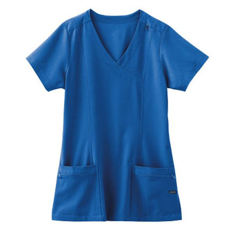 Jockey (TM) Scrubs Shirt Scrub Jockey 2306 Womens X-Large Royal Blue Each - 2306-064-XL