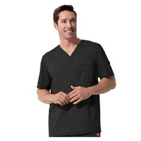 Dickies Shirt Scrub Dickies 81722 2X Small Black Each - 81722-BLKZXXS
