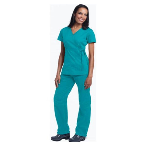 koi Design LLC Scrub Top Katelyn Large Turquoise Each - 137-59-L