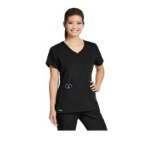 Grey's Anatomy (TM) Scrub Top Large Black Each - 41423-01-L