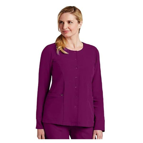 Barco Uniforms Lab Coat Warm-Up Poly/Ryn/Spndx Greys Anatomyâ„¢ Unsx Wn Lg 27" Each - 2407-65-L