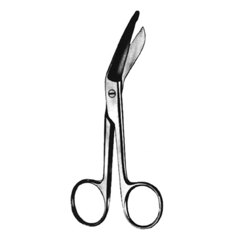 Medco Instruments Inc Scissors Bandage Lister 7-1/2" Bent Stainless Steel Each - 81060