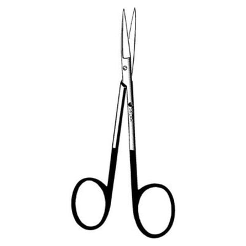 Sklar Instruments Scissors Iris Sklarhone 4-1/2" Sharp/Sharp Razor Straight Stainless Steel Each - 15-3352