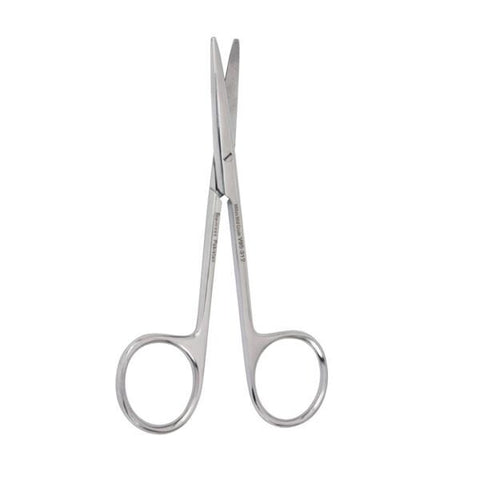 Miltex Scissors Strabismus Vantage 4" Blunt Straight Standard Stainless Steel Each - Integra Miltex - V95-312
