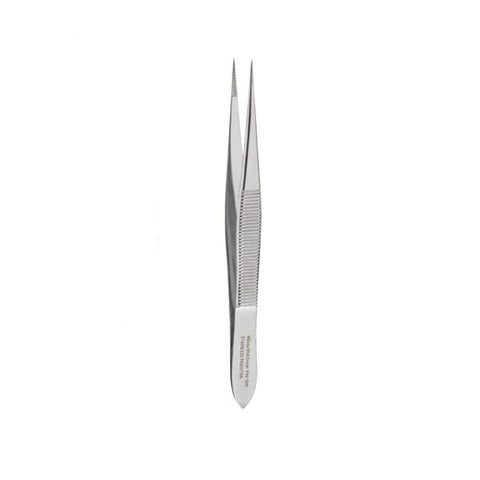 Miltex Forcep Splinter Vantage 3-1/2" Fine Tip Serrated Straight Stainless Steel Each - Integra Miltex - V96-300