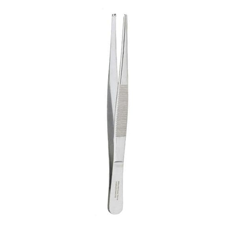 Miltex Forcep Tissue Vantage 5" Straight 1x2 Teeth Stainless Steel Each - Integra Miltex - V96-42