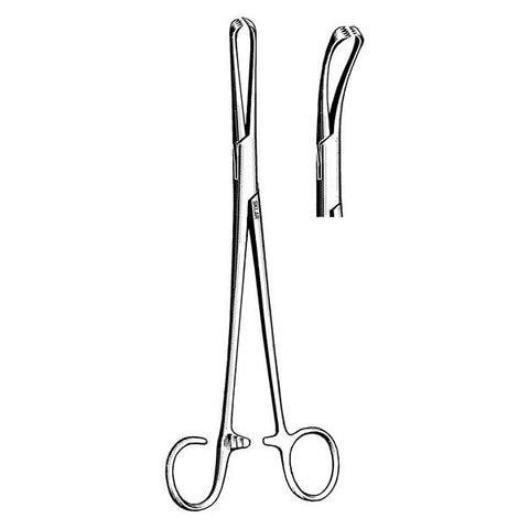 Sklar Instruments Forcep Seizing Colver-Coakley 7-1/2" Curved 4x5 Teeth Stainless Steel Each - 74-2475