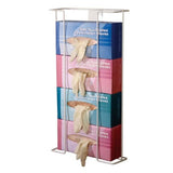 Office Supplies & Practice Mkt Glove Box Holder Wall Mounting Steel Wire Quad White Horizontal Each - BHQH004060