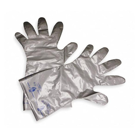 Grainger Gloves Chemical Resistant Polyethylene / Ethylene Vinyl Alcohol 8 Silver 10/Pk - 1AHG6