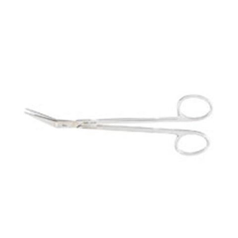 Miltex Scissors Operating Locklin 6-1/4" Serrated 25 Degree Angle Stainless Steel 1/EA - Integra Miltex - 5D-328