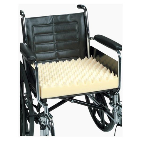 Deroyal Industries Inc Cushion Wheelchair Foam 18x16x3" High Density Light Yellow 12/Ca - M60-037