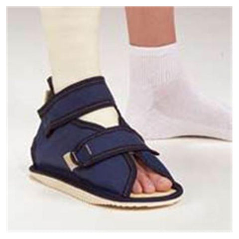 Deroyal Industries Inc Shoe Cast Comfo-Eze Canvas Navy Rocker Sole 13x5.5" Size X-Large Each - 2004-05