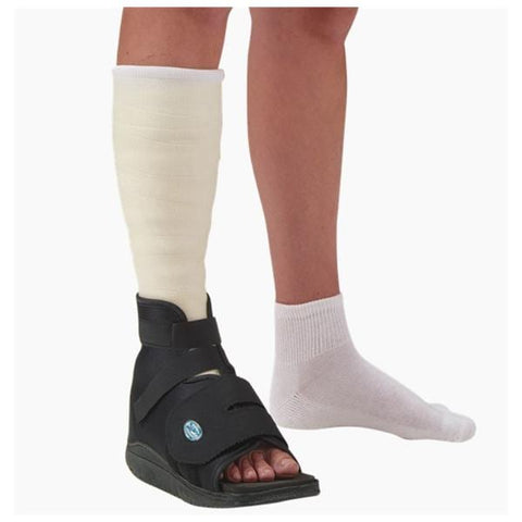 Deroyal Industries Inc Boot Cast Darco Slimline Stretchable Material Blu Rocker Sole 2-4" Size Large Each - 2039-00