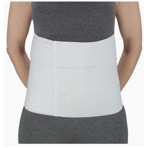 Deroyal Industries Inc Binder Elastic Premium Abdominal Three Panel White Size 9" Large Each - 13992000