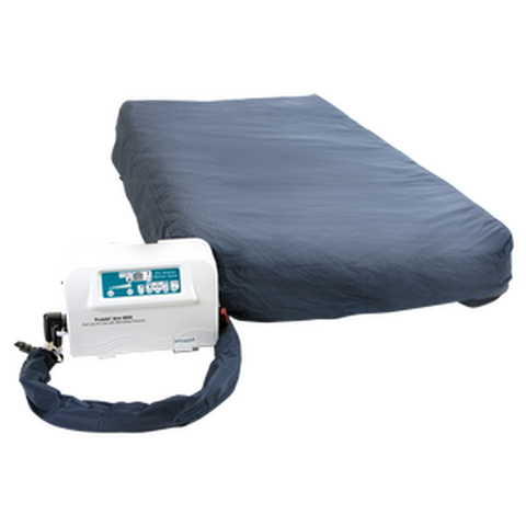 84" 8" Low Air Loss & Alternating Pressure Mattress System Cell-on-Cell w/ raised rail 36"x84"x8" | PA-80067
