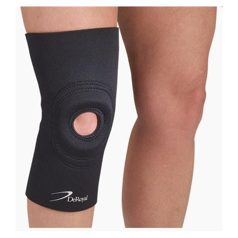 Deroyal Industries Inc Support Positioning Knee 1/8" Neoprene Black Size X-Large Each - NE7717-75