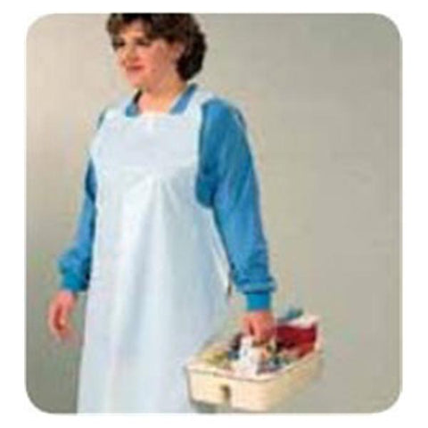Tidi Products LLC Apron Heavy 28 in x 46 in White 500/Ca - 10403