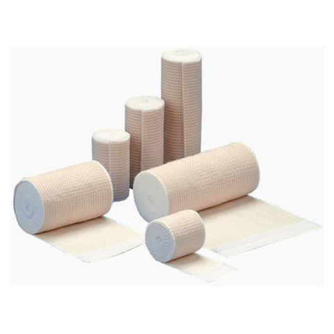Deroyal Industries Inc Bandage 4"x5yd Orthopedic Elastic Velcro Closure Tan LF Non-Sterile 10/Ca - 9811-45