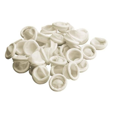 Graham Finger Cots Powder-Free Rubber Latex 25 mm x 70 mm Medium Disposable 144/Bx - Field/Everest &Jennings - 3908 M