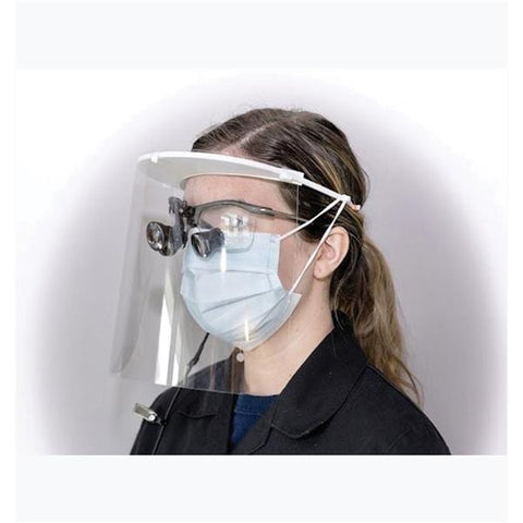 Clik Tech, Inc Face Shield ClickRay System Kit Aqua Sea / Clear Reusable Each, 100 Each/CA - 008-346