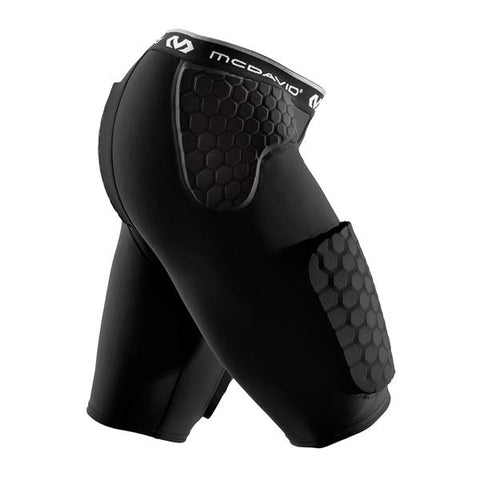 Shock Doctor Inc Shorts Compression Hexpad Thudd Men Black Size 3X-Large Each - 737DDT-B-3XL