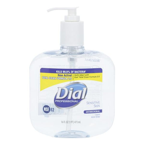 Dial Corporation Liquid Soap Liquid Dial 16 oz 16oz, 12 Each/CA - 2340080784