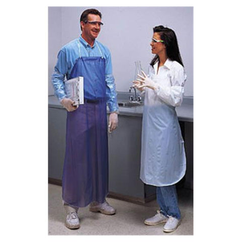 Grainger Apron Utility Vinyl Unisex Blue Universal 54 in x 33 in Adult Each - 3RYT5
