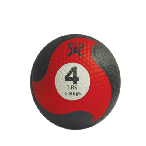 Fabrication Enterprises Ball Medicine CanDo Rubber 8" Red Firm 4lb 4lb/Ea - 15615