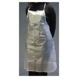 Graham Apron Utility Vinyl Unisex Translucent 36 in x 27 in Latex Free Adult Each - Field/Everest &Jennings - 3854