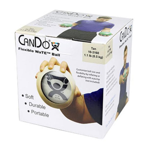 Fabrication Enterprises Ball Wate CanDo 5" Tan 1.1lb Each - 22190