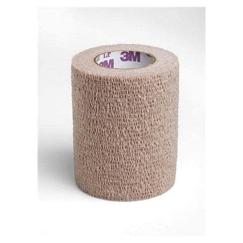 3M Medical Products Bandage Coban Wrap Elastic 3"x5 Yd LF Non-Sterile Tan 24/Case - 2083