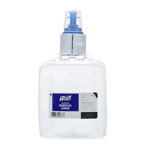 Gojo Industries Inc Scrub Hnd Surg Purell f/ PRl LTX-12 Wtrlss Surg Scrb Dspnsr Ethyl 1200 Rfl Each, 2 Each/CA - 1907-02