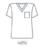 Encompass Group Shirt Scrub Synergy Unisex 2X Large Ceil Blue Each, 12 Each/CA - 46856-112X