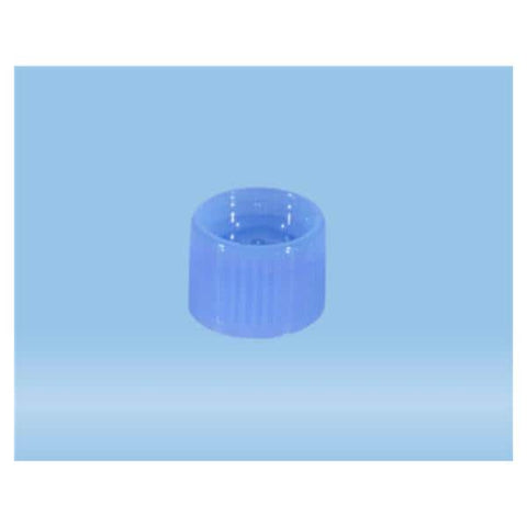 Sarstedt, Inc Screw Tube Cap HDPE Blue 15.3mm 100/Pk, 10 PK/BX - 65.729.005