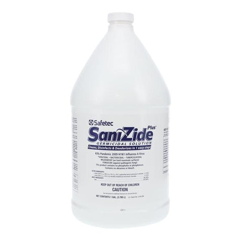 Safetec Of America Inc Disinfectant Intermediate Level Sanizide Plus Refill 1 Gallon Each, 4 Each/CA - 34815