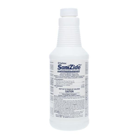 Safetec Of America Inc Disinfectant Intermediate Level Sanizide Plus 16 oz 16oz/Bt, 12 Each/CA - 34505