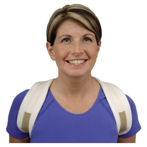 Scott Specialties Inc Strap Adult Clavicle Polyester Felt 25-33" White Size X-Large Each - 1594XL