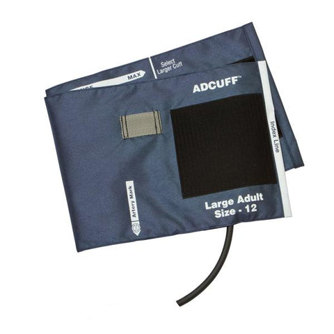 American Diagnostic Corp. Cuff & Bladder BP Adcuff F/ Plm Styl Instrmnt 34-50 Lg Adlt 12 Arm Nvy Eachch - 845-12XN-1