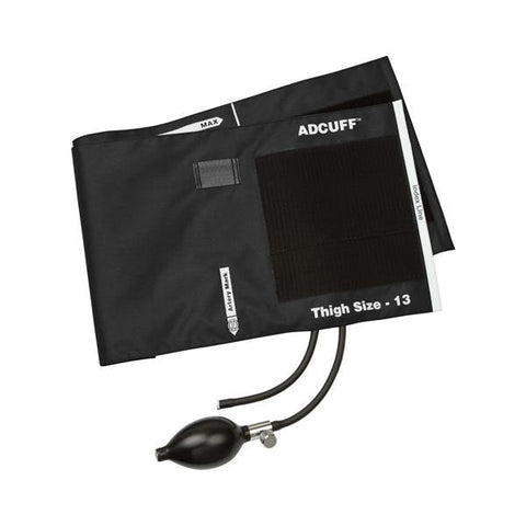 American Diagnostic Corp. Inflation System BP Diagnostix Adcuff F/ Mrcrl 40-66 Adlt 13 Thgh 50cm/25 Blk Each - 865-13TBK