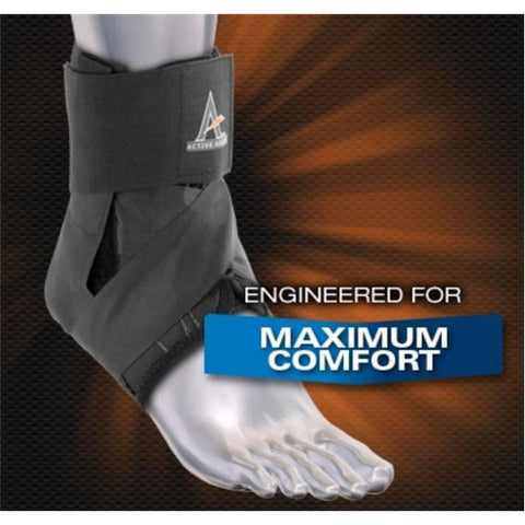 Cramer Products Brace Support AS1Pro Active Ankle Black Size Large Universal Each - 760263