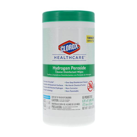 The Clorox Sales Company Wipes Hydrogen Peroxide Clorox Large 95/Cn, 6 CN/CA - HCH 30824