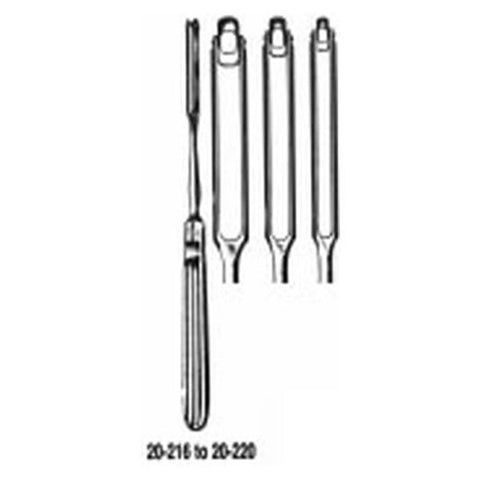 Miltex Knife Swivel Ballenger 7-3/4" Straight 4mm Tip Stainless Steel Each - Integra Miltex - 20-218