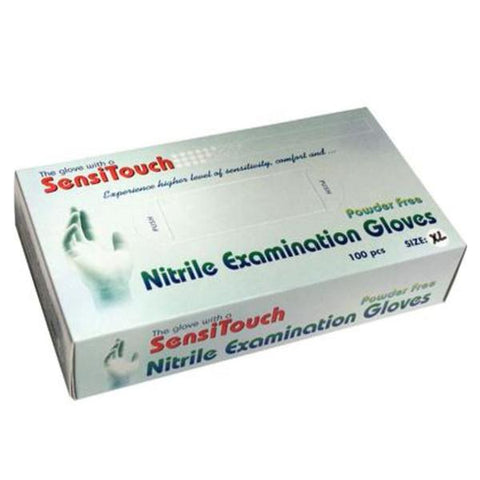 American Seal, Inc SensiTouch Exam Gloves Nitrile LF PF X-Large Non-Sterile 10Bx/Ca - 5875VBXL