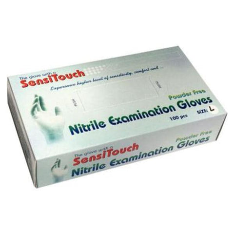 American Seal, Inc Gloves Exam Sensi-Touch Powder-Free Nitrile Latex-Free Large 10Bx/Ca - 5875VBL