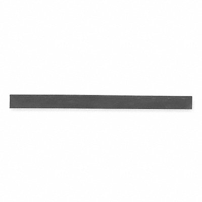 12 W Straight Rubber Replacement Squeegee Blade Black