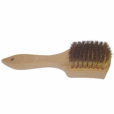 8 L Brass Short Handle Scratch Brush 1 EA