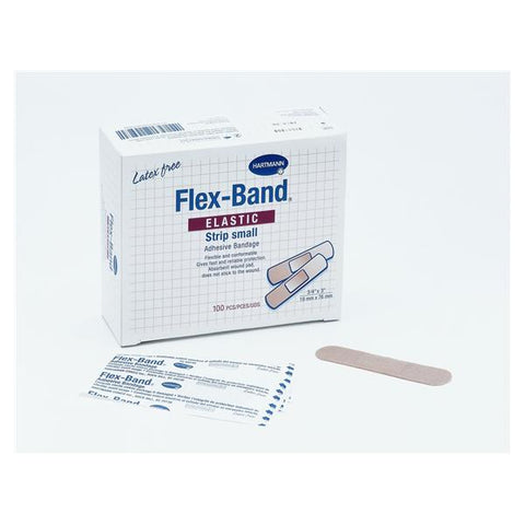 Hartmann USA Bandage Strips Fabric Flex-Band 3/4x3" Flexible Flesh LF 100/Bx, 24 BX/CA - 46160001