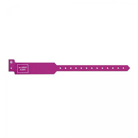 Precision Dynamics Corp. Wristband Identification Sentry Polyester Purple Adult 250/Box - 5052-33-PDJ