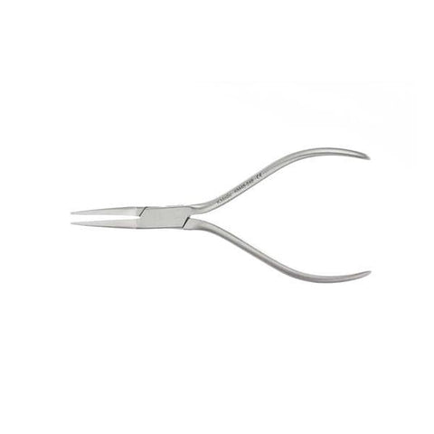 Pilling Surgical Pliers Flat Nose Kmedic 6" 1.5mm Tip Stainless Steel Each - KM48248