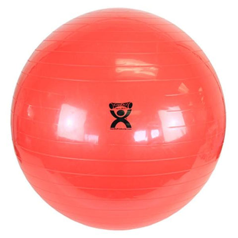 Fabrication Enterprises Ball Exercise CanDo Ribbed Plastic 30" Red Each - 30-1804